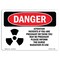 Signmission OSHA Danger Sign, Attention Patients If You Are, 10in X 7in Rigid Plastic, 7" W, 10" L, Landscape OS-DS-P-710-L-2464 - alternate 1